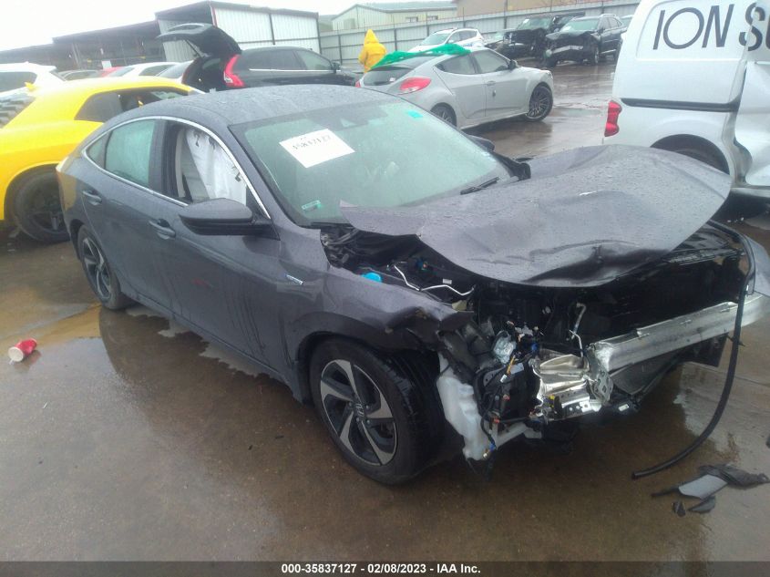 2022 HONDA INSIGHT EX VIN: 19XZE4F57NE009621