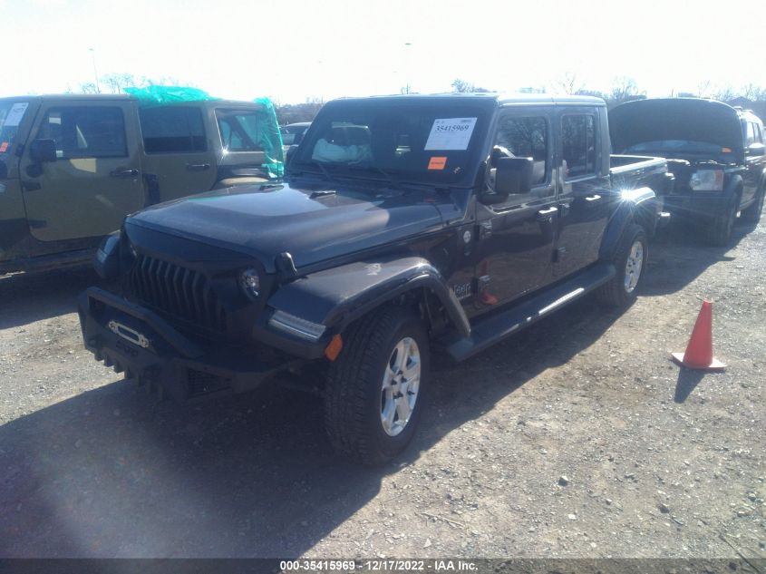 2020 JEEP GLADIATOR OVERLAND VIN: 1C6HJTFG2LL196636