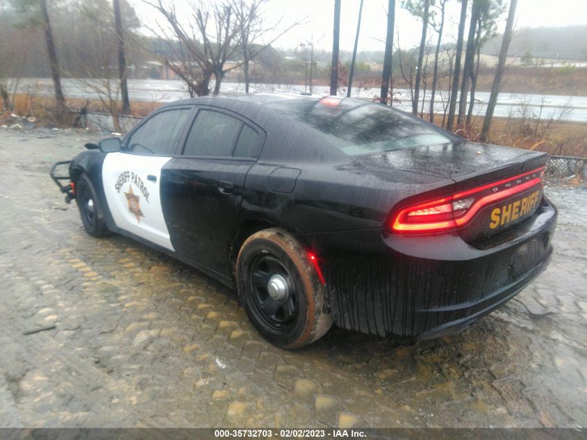 2021 DODGE CHARGER POLICE VIN: 2C3CDXAT1MH639755