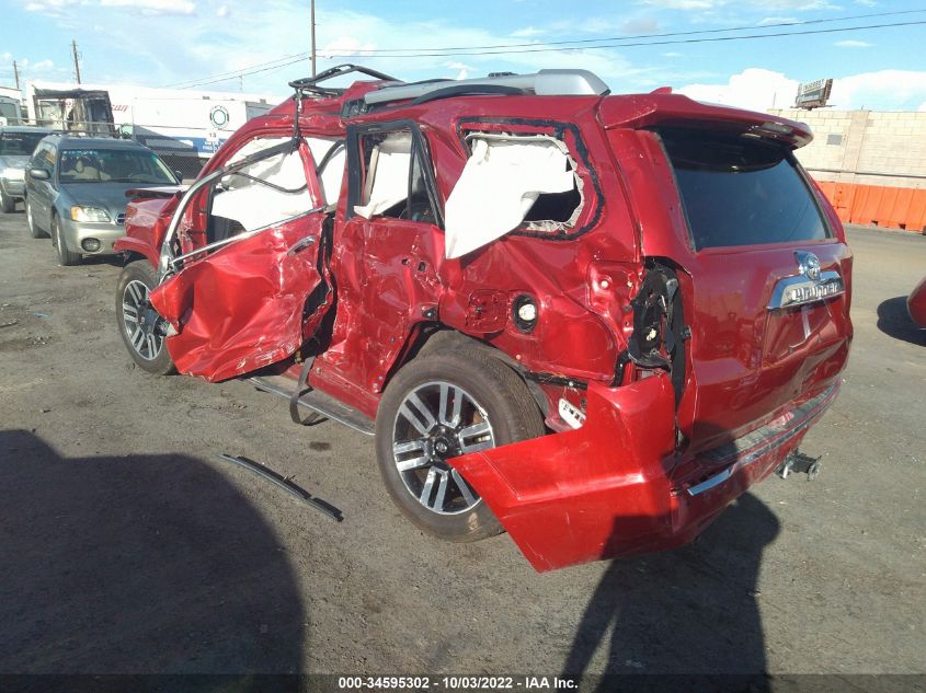 2022 TOYOTA 4RUNNER LIMITED VIN: JTEKU5JR1N6038330