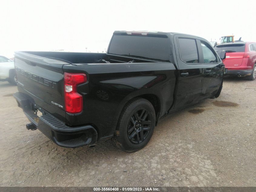 2022 CHEVROLET SILVERADO 1500 CUSTOM VIN: 3GCPABEK3NG527308