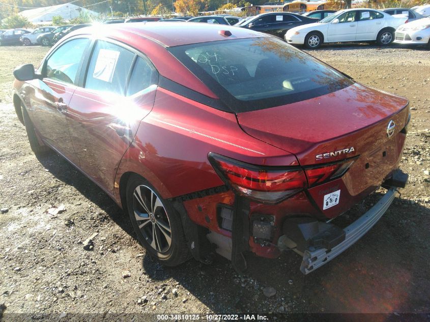 2021 NISSAN SENTRA SV VIN: 3N1AB8CV6MY203574