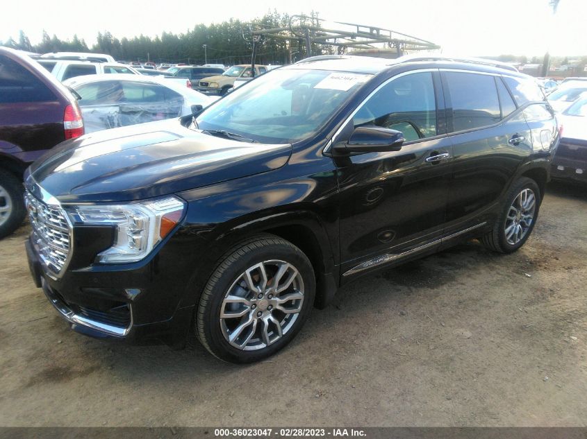2022 GMC TERRAIN DENALI VIN: 3GKALXEV0NL195900