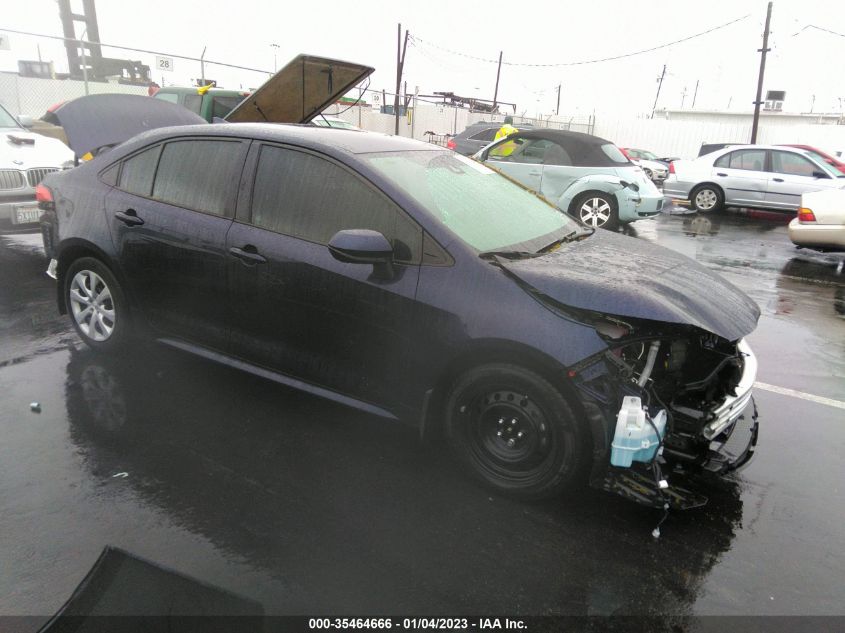 2022 TOYOTA COROLLA LE VIN: 5YFEPMAE9NP313306