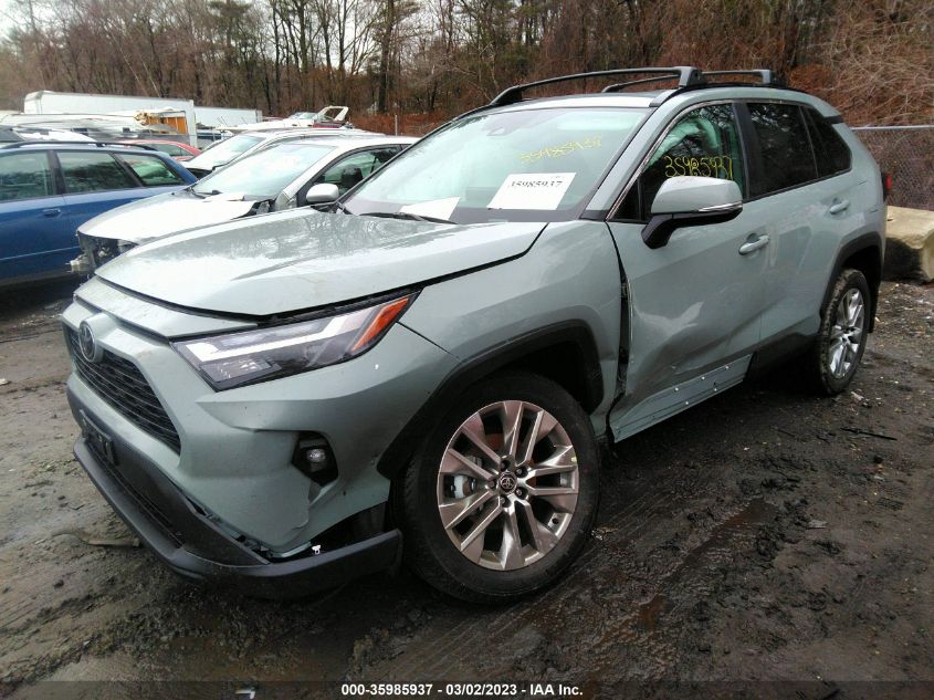 2022 TOYOTA RAV4 XLE PREMIUM VIN: 2T3A1RFVXNW324505
