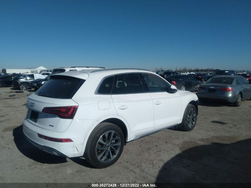 2021 AUDI Q5 PREMIUM VIN: WA1AAAFY5M2027025