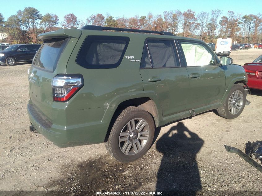 2022 TOYOTA 4RUNNER TRD SPORT VIN: JTESU5JR3N5971927