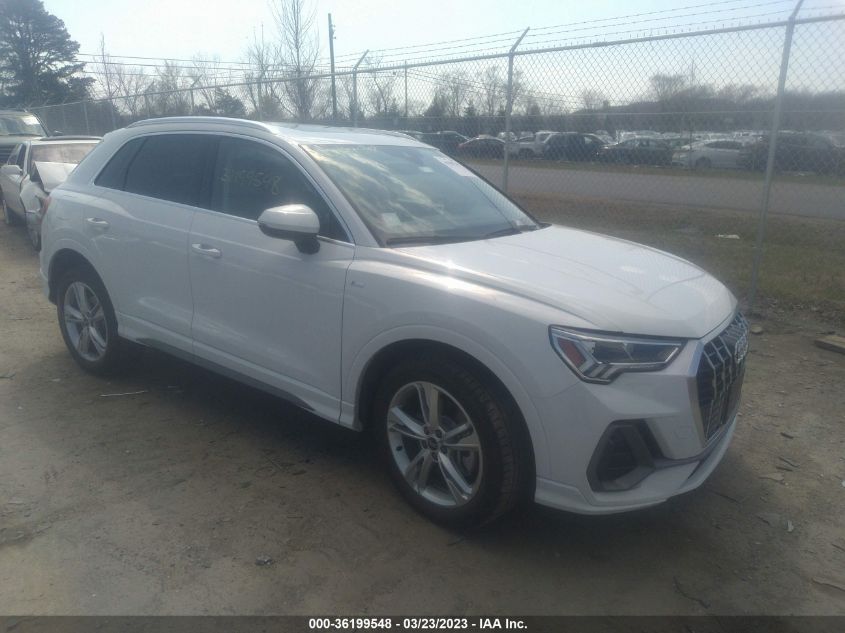 2022 AUDI Q3 S LINE PREMIUM PLUS VIN: WA1EECF32N1018733