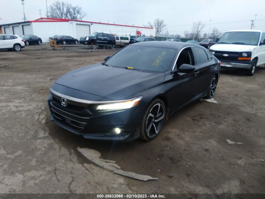 2022 HONDA ACCORD SEDAN SPORT SE VIN: 1HGCV1F46NA034493
