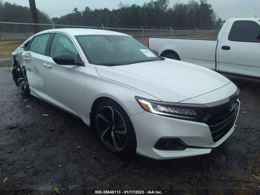 2022 HONDA ACCORD SEDAN SPORT VIN: 1HGCV1F38NA032722