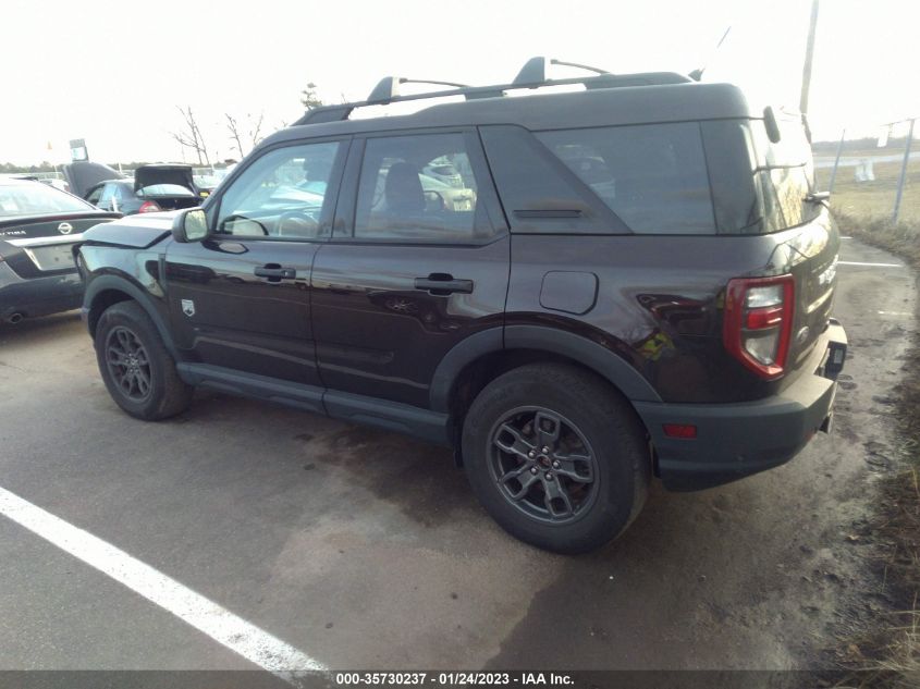 2021 FORD BRONCO SPORT BIG BEND VIN: 3FMCR9B68MRB18551
