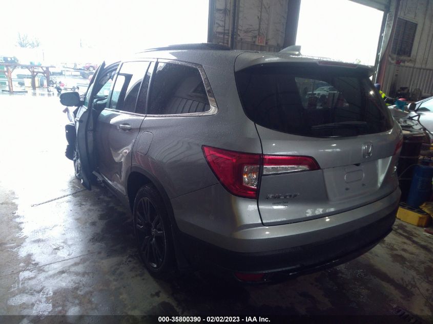 2022 HONDA PILOT SPECIAL EDITION VIN: 5FNYF6H23NB101391