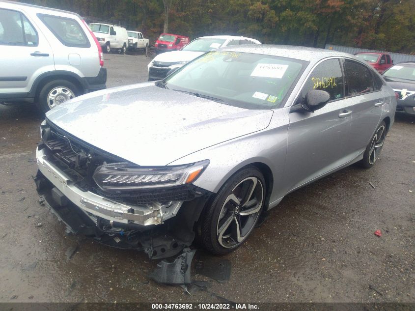 2022 HONDA ACCORD SEDAN SPORT SE VIN: 1HGCV1F49NA018126