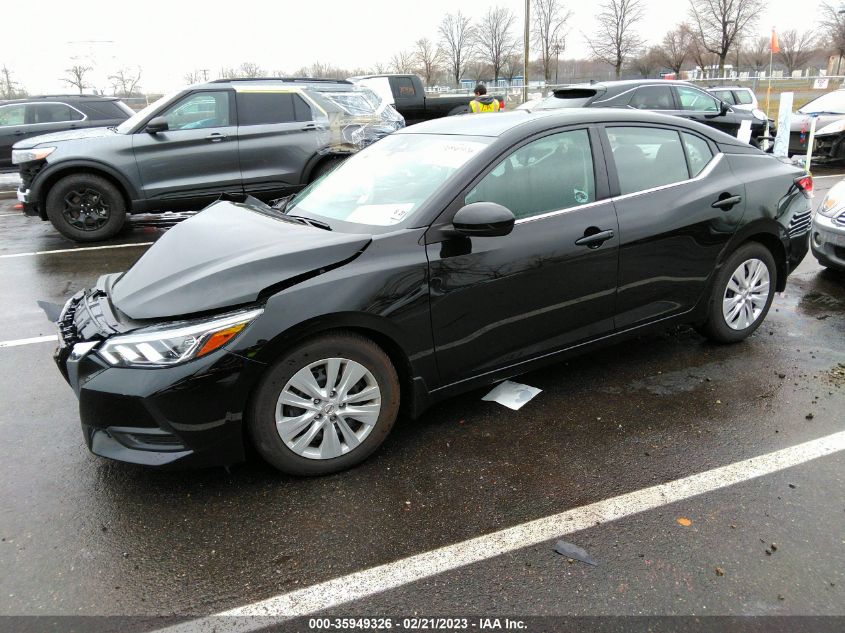 2022 NISSAN SENTRA S VIN: 3N1AB8BV1NY277360