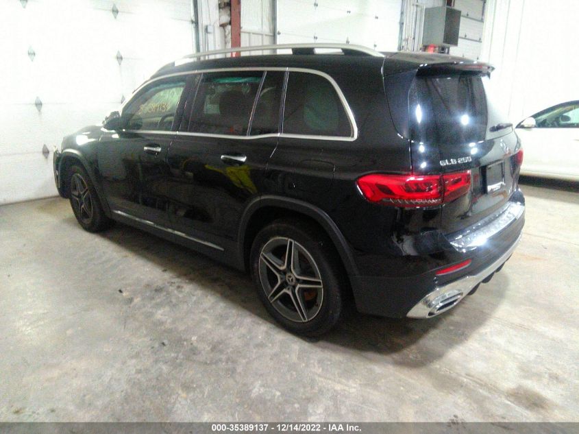 2021 MERCEDES-BENZ GLB GLB 250 VIN: W1N4M4HB2MW126567