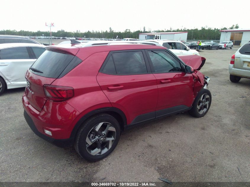2021 HYUNDAI VENUE SEL VIN: KMHRC8A3XMU107718