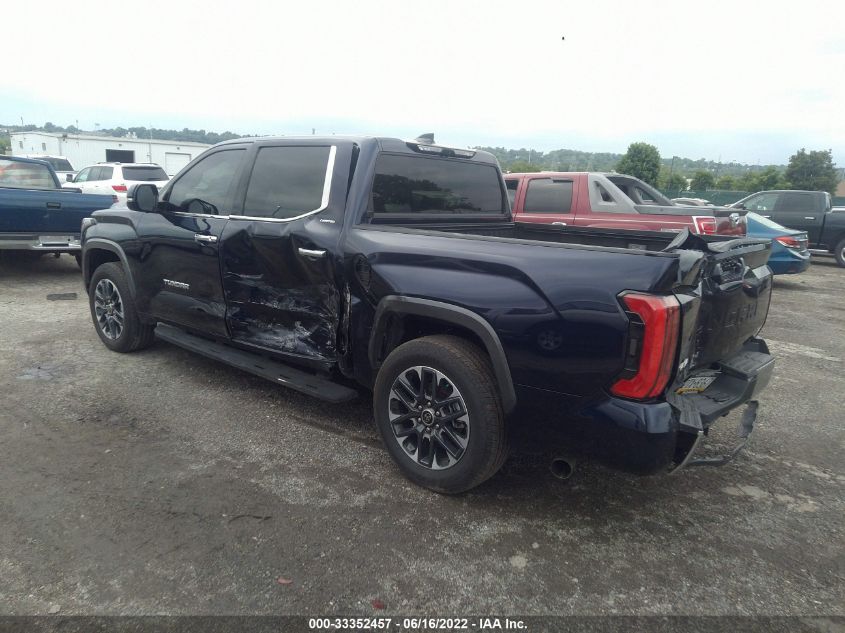 2022 TOYOTA TUNDRA 4WD LIMITED VIN: 5TFJA5DB2NX010697