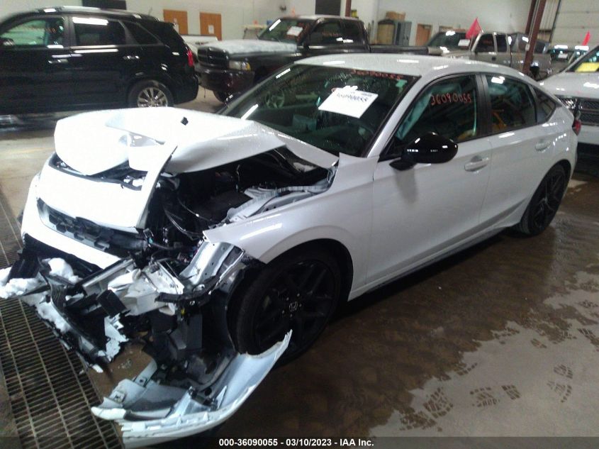 2022 HONDA CIVIC HATCHBACK SPORT VIN: 19XFL2H81NE016214