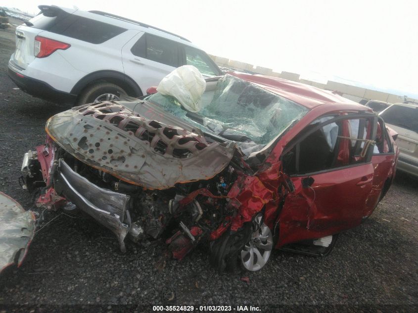 2021 TOYOTA COROLLA LE VIN: JTDEPMAE6MJ134708