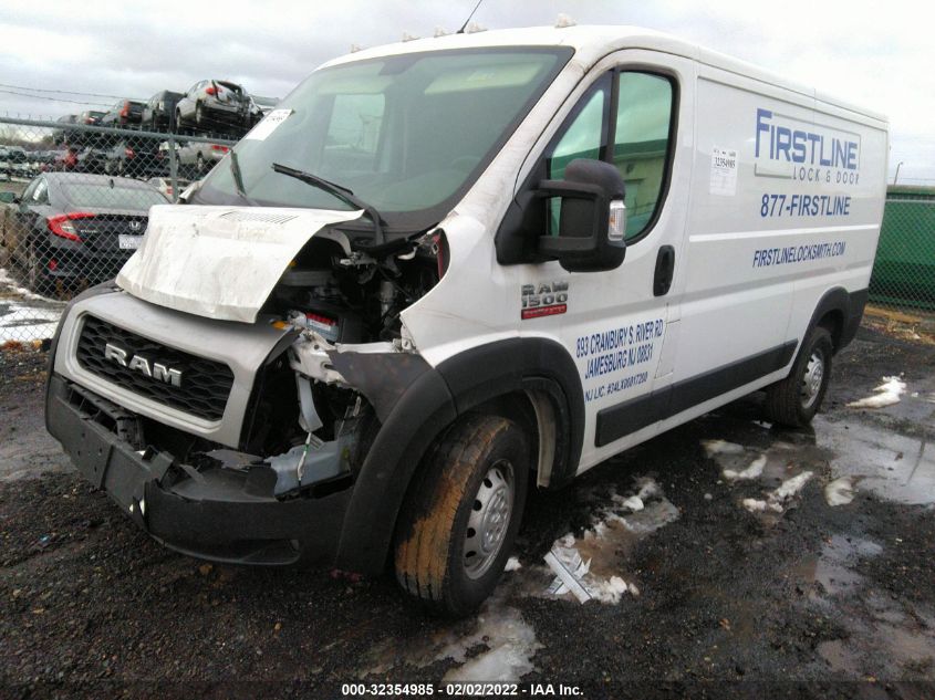 2021 RAM PROMASTER CARGO VAN VIN: 3C6LRVAG6ME567443