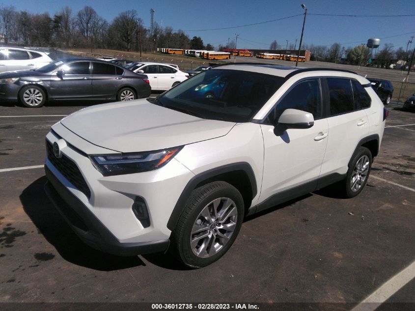 2022 TOYOTA RAV4 XLE PREMIUM VIN: 2T3C1RFV0NW199295
