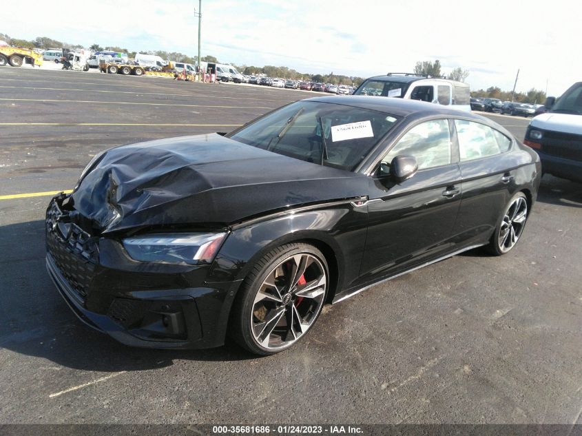 2021 AUDI S5 SPORTBACK PRESTIGE VIN: WAUB4CF54MA047689