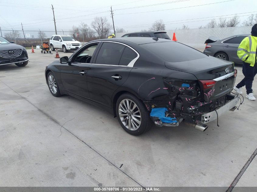 2021 INFINITI Q50 3.0T LUXE VIN: JN1EV7BP5MM700754