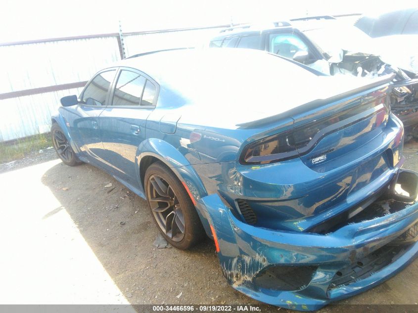 2021 DODGE CHARGER SCAT PACK WIDEBODY VIN: 2C3CDXGJ5MH553242