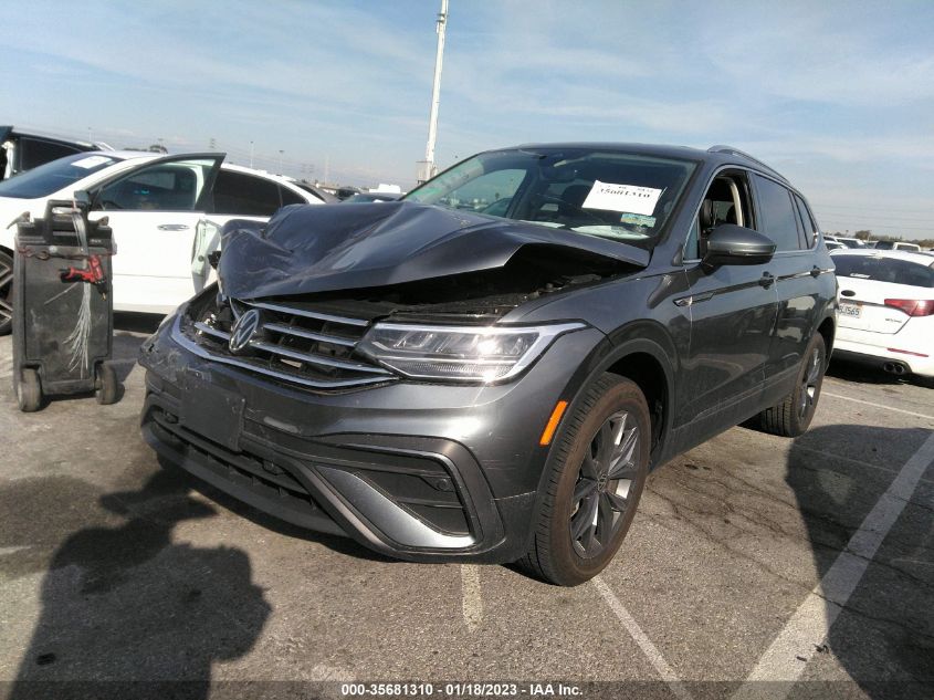 2022 VOLKSWAGEN TIGUAN SE VIN: 3VV3B7AX8NM169975