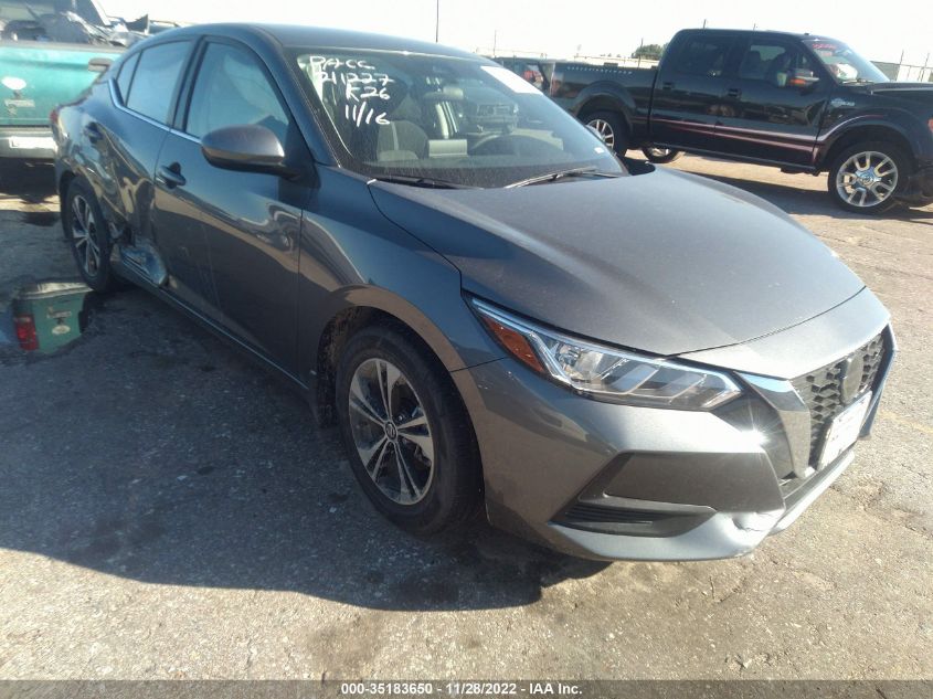 2022 NISSAN SENTRA SV VIN: 3N1AB8CV2NY294859