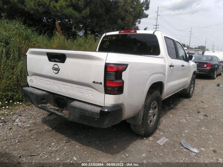 2022 NISSAN FRONTIER S VIN: 1N6ED1EK5NN665574