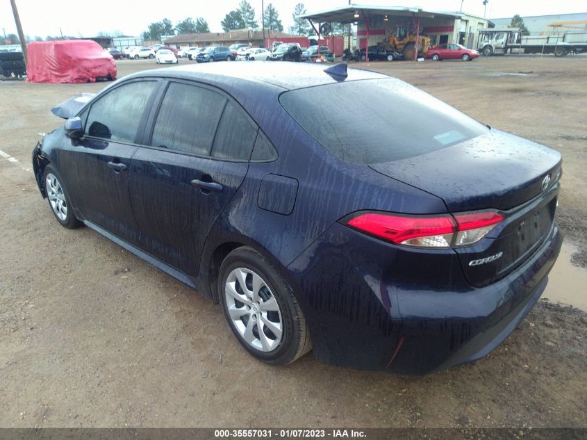 2022 TOYOTA COROLLA LE VIN: 5YFEPMAE0NP284620