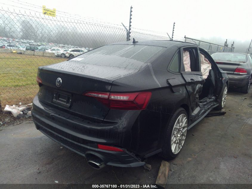 2022 VOLKSWAGEN JETTA GLI AUTOBAHN VIN: 3VW2T7BU3NM028384