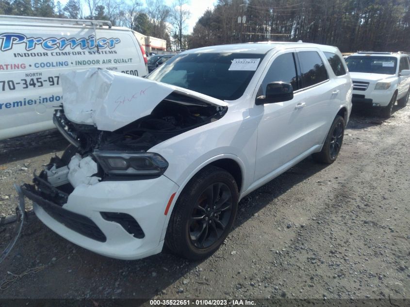 2021 DODGE DURANGO GT VIN: 1C4RDJDG3MC520836