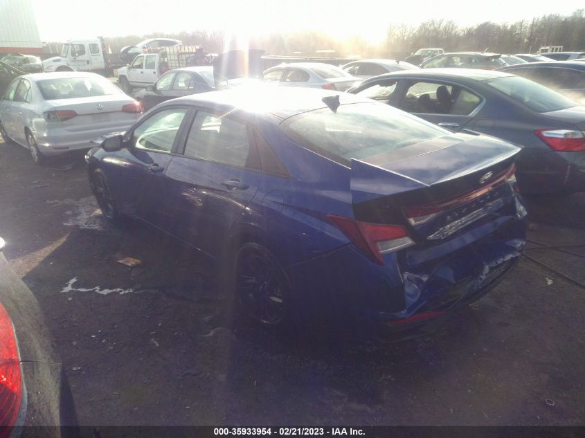 2022 HYUNDAI ELANTRA SEL VIN: KMHLM4AGXNU353295