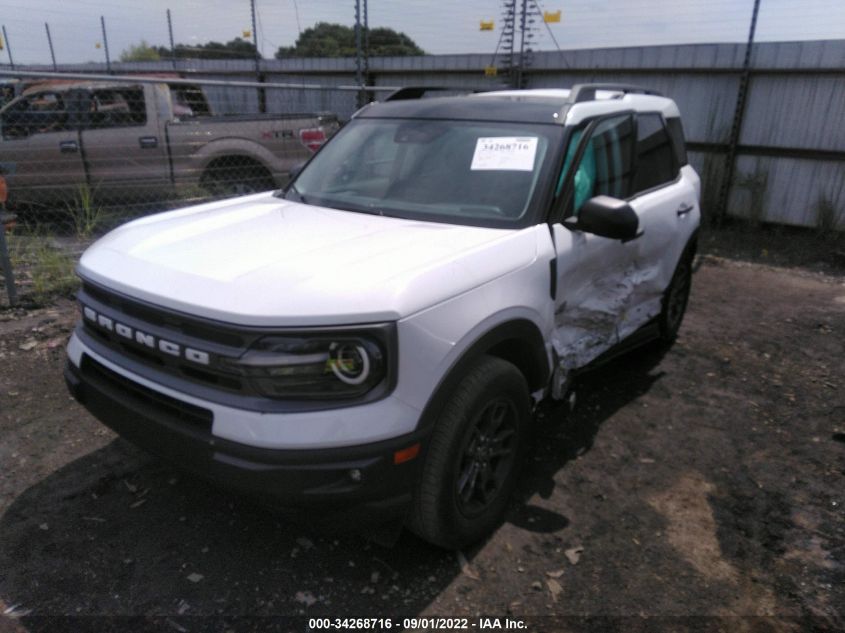 2022 FORD BRONCO SPORT BIG BEND VIN: 3FMCR9B60NRD79626