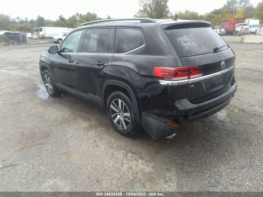 2021 VOLKSWAGEN ATLAS 2.0T SE VIN: 1V2LP2CA2MC546004