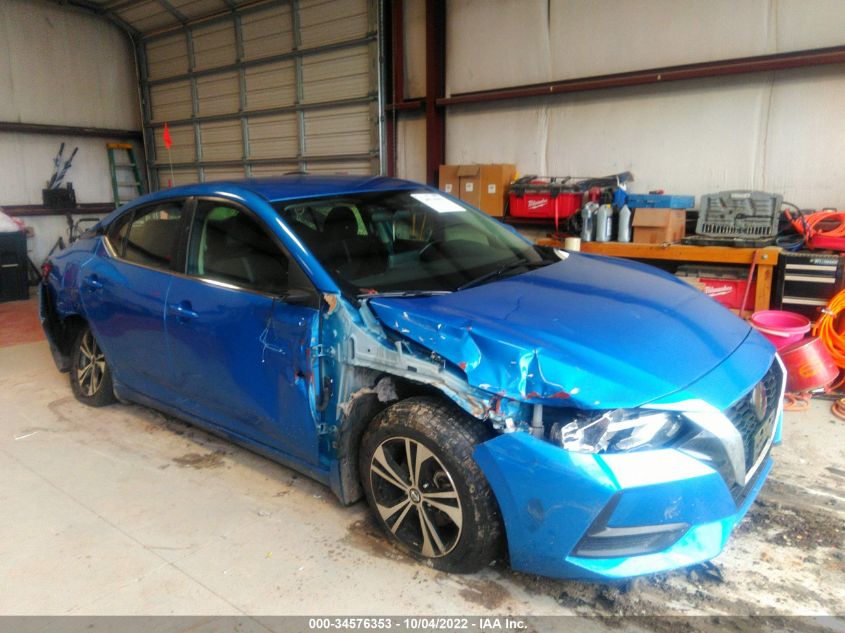 2021 NISSAN SENTRA SV VIN: 3N1AB8CV6MY315078