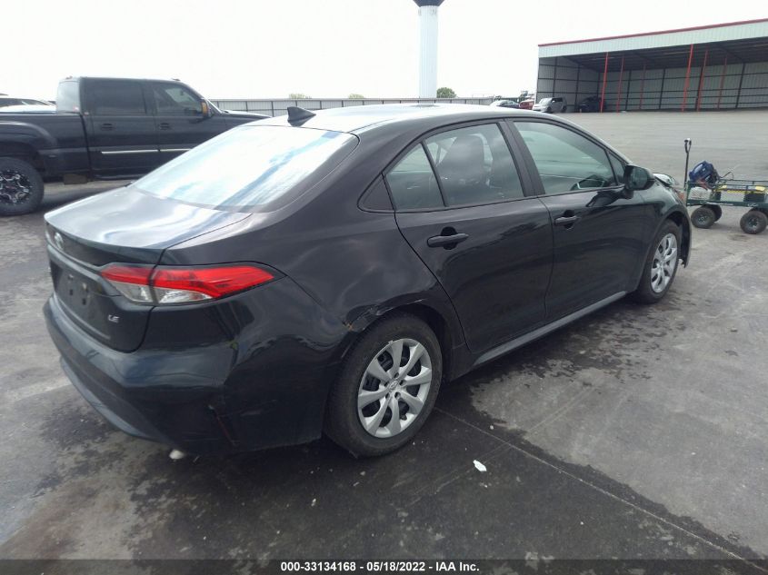 2021 TOYOTA COROLLA LE VIN: 5YFEPMAE2MP171265