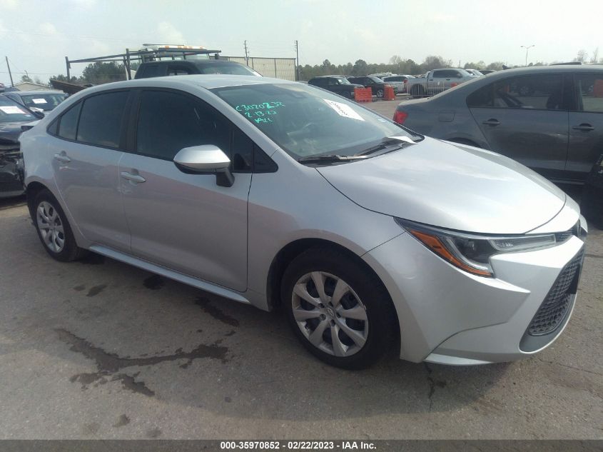 2022 TOYOTA COROLLA LE VIN: 5YFEPMAE0NP379016