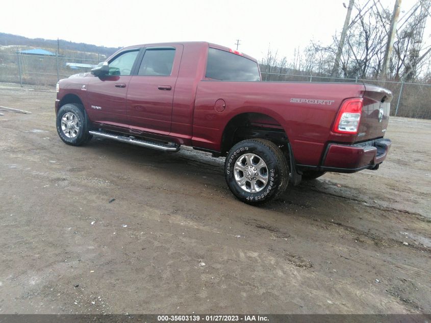 2022 RAM 2500 BIG HORN VIN: 3C6UR5ML0NG305730