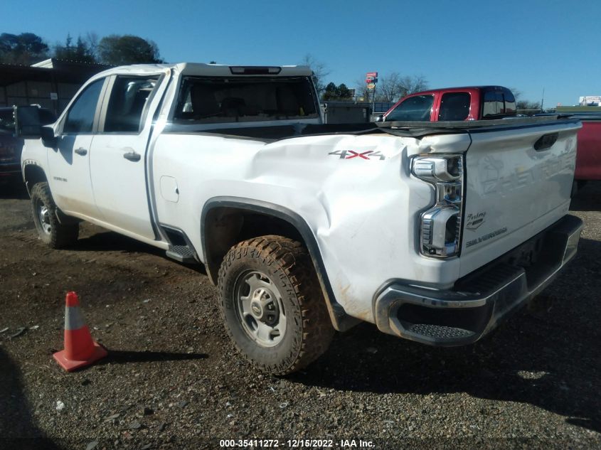 2020 CHEVROLET SILVERADO 2500HD WORK TRUCK VIN: 1GC1YLE76LF142651