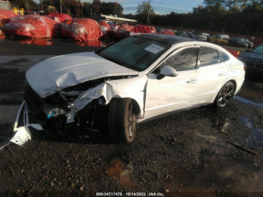 2022 HYUNDAI SONATA N LINE NIGHT EDITION VIN: 5NPEK4JC4NH144483