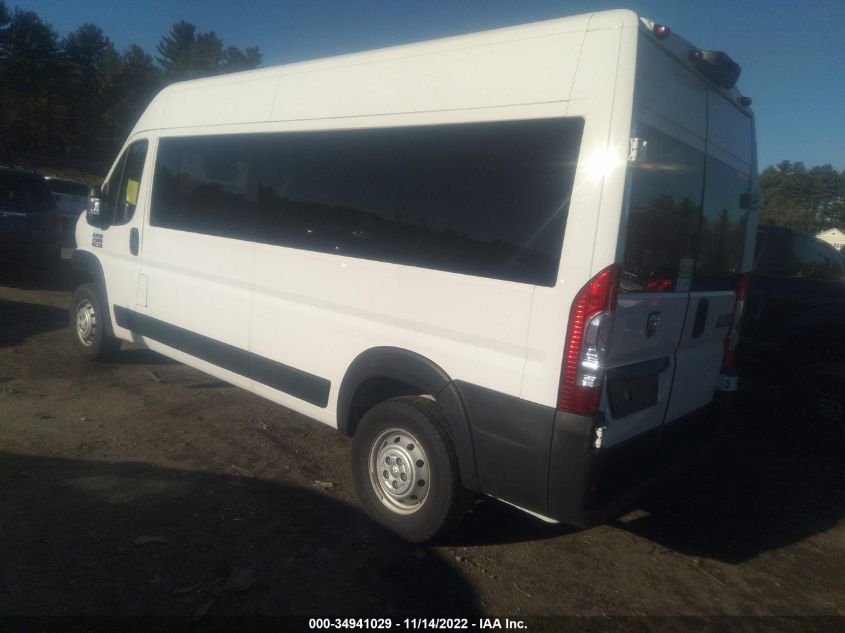 2021 RAM PROMASTER WINDOW VAN VIN: 3C6LRVPG9ME540244