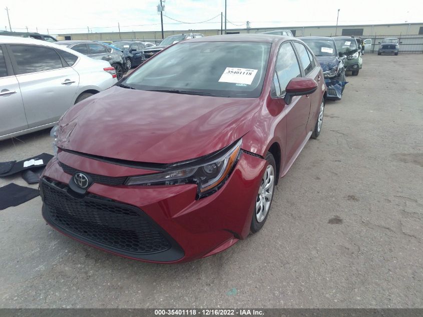 2022 TOYOTA COROLLA LE VIN: 5YFEPMAE2NP324051