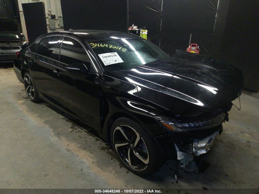 2021 HONDA ACCORD SEDAN SPORT VIN: 1HGCV1F32MA089674