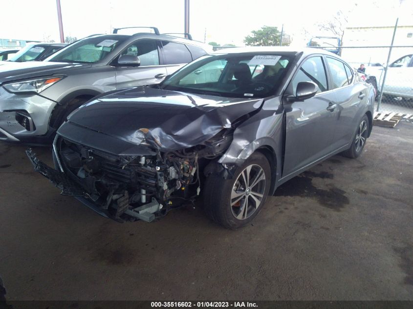 2022 NISSAN SENTRA SV VIN: 3N1AB8CV1NY249766