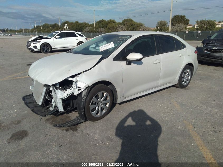 2022 TOYOTA COROLLA LE VIN: 5YFEPMAE7NP309514