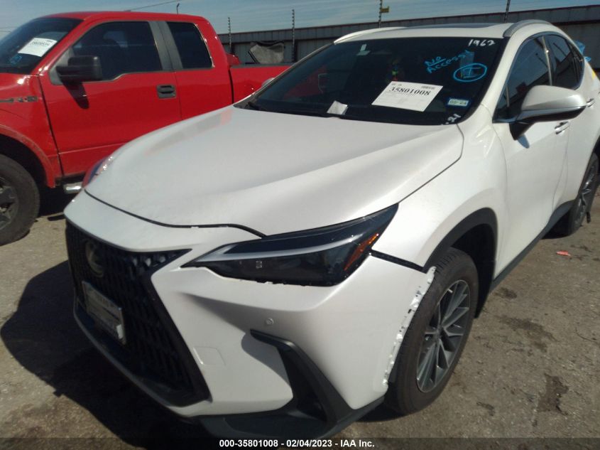 2022 LEXUS NX NX 350 PREMIUM VIN: 2T2GGCEZ1NC001962