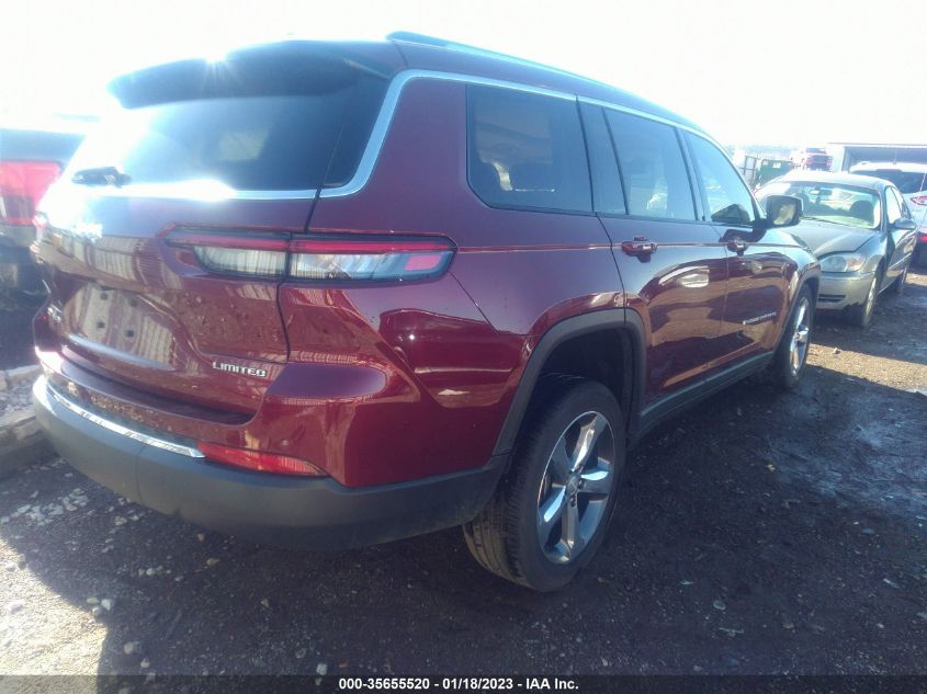 2022 JEEP GRAND CHEROKEE L LIMITED VIN: 1C4RJKBGXN8506342